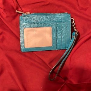 Turquoise card holder